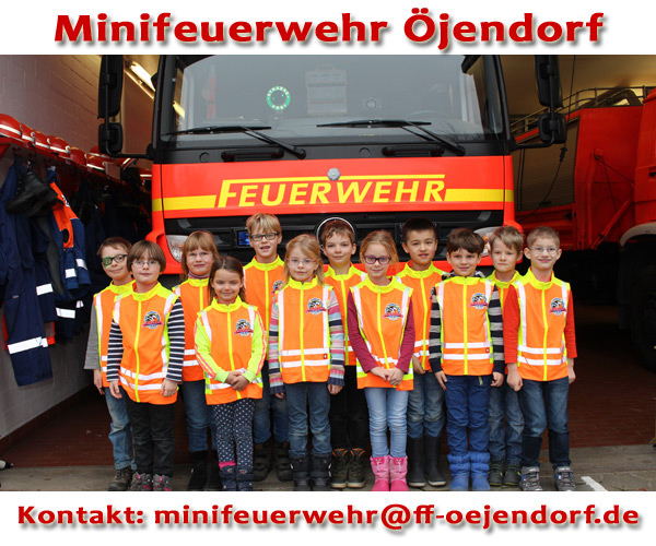 Gruppenfoto der Minifeuerwehr Öjendorf. © FF Öjendorf